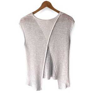 Eileen Fisher split back top XS